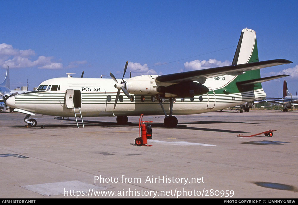 Aircraft Photo of N4903 | Fairchild F-27B | Polar International Airlines | AirHistory.net #280959