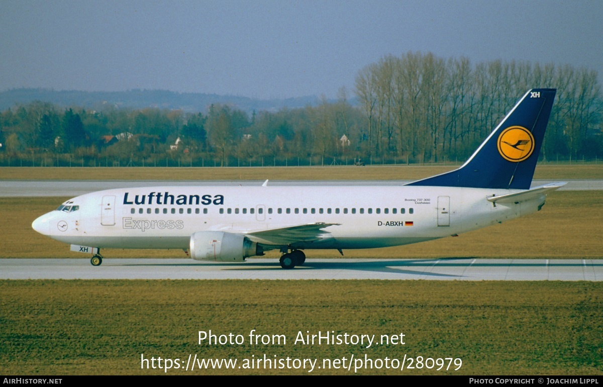 Aircraft Photo of D-ABXH | Boeing 737-330 | Lufthansa Express | AirHistory.net #280979