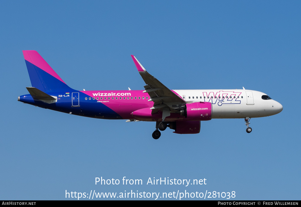 Aircraft Photo of HA-LJA | Airbus A320-271N | Wizz Air | AirHistory.net #281038