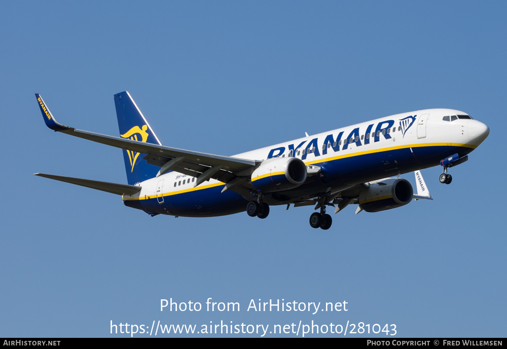 Aircraft Photo of 9H-QBV | Boeing 737-8AS | Ryanair | AirHistory.net #281043