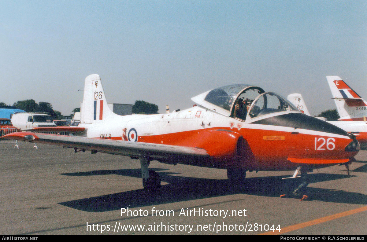 Aircraft Photo of XW418 | BAC 84 Jet Provost T5A | UK - Air Force | AirHistory.net #281044