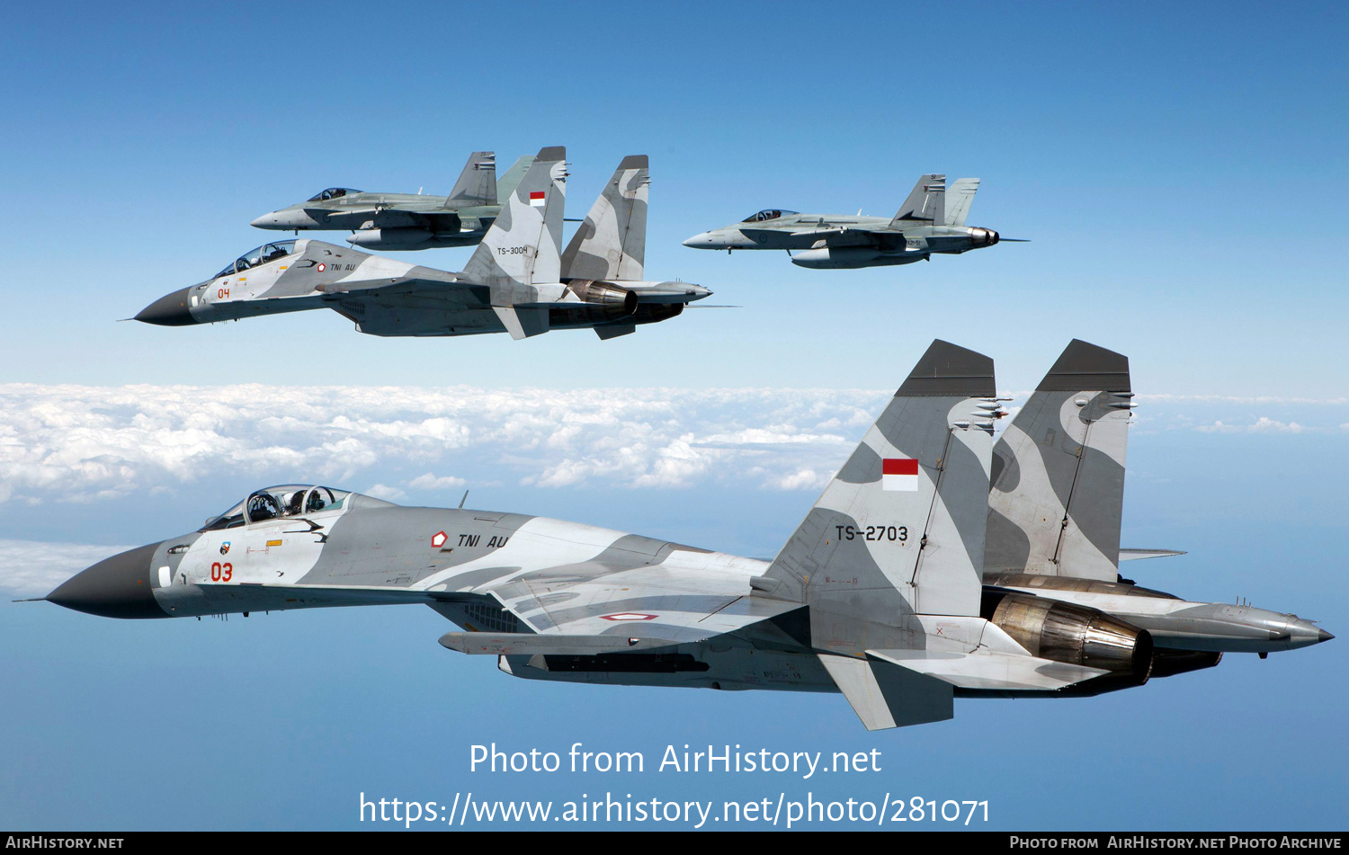 Aircraft Photo of TS-2703 | Sukhoi Su-27SKM | Indonesia - Air Force | AirHistory.net #281071