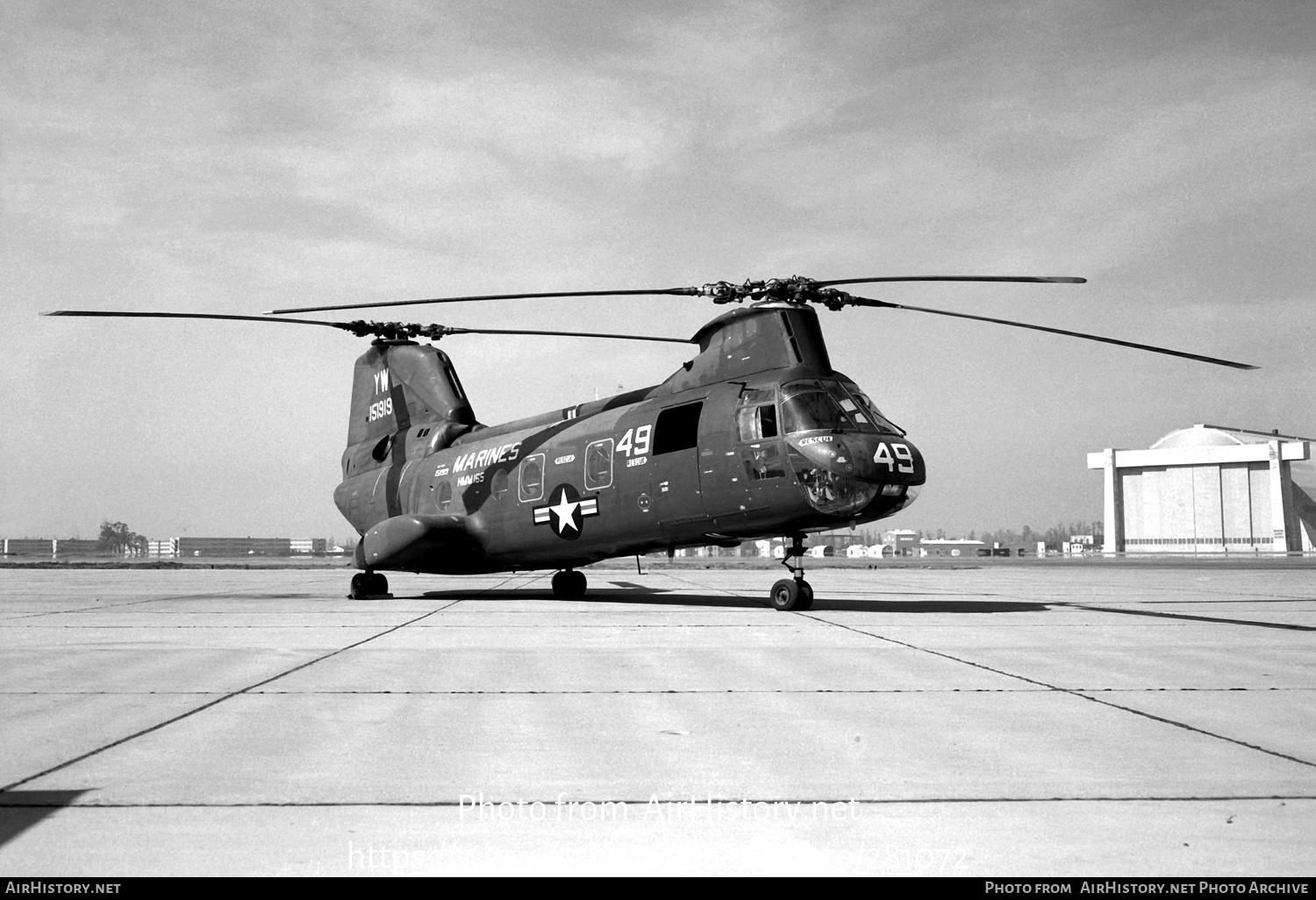 Aircraft Photo of 151919 | Boeing Vertol CH-46A Sea Knight | USA - Marines | AirHistory.net #281072