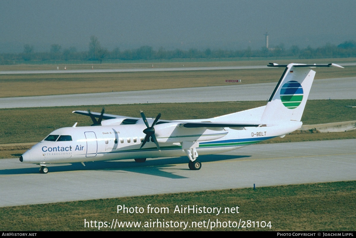 Aircraft Photo of D-BELT | De Havilland Canada DHC-8-311 Dash 8 | Contact Air Interregional | AirHistory.net #281104