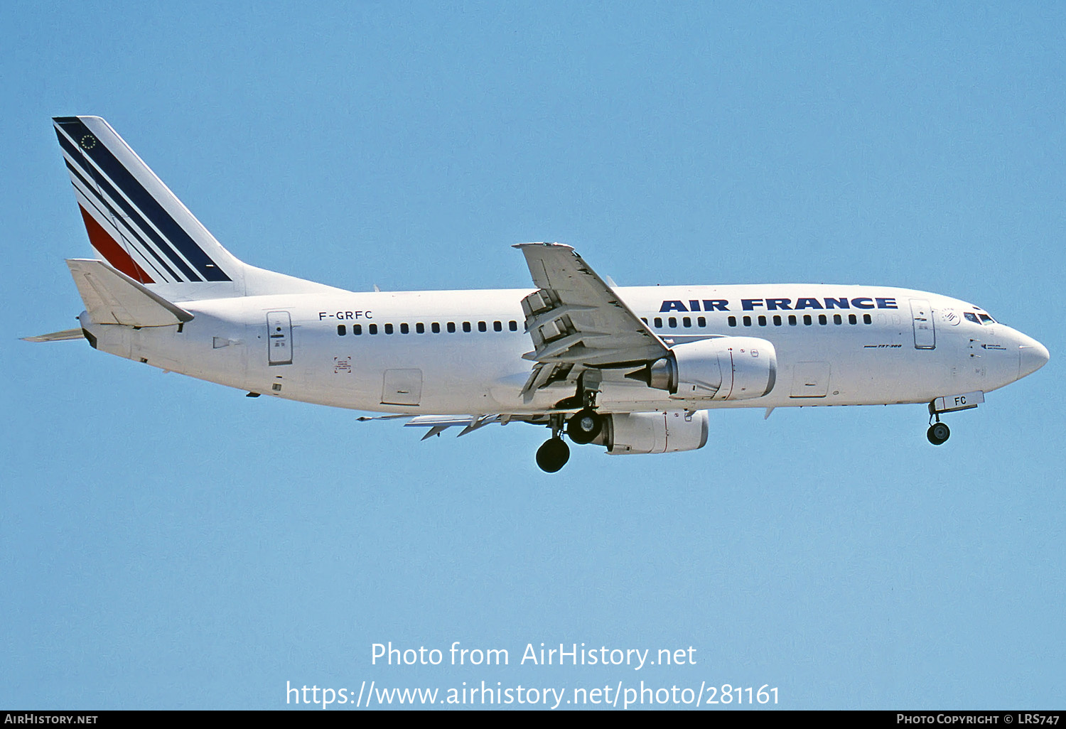 Aircraft Photo of F-GRFC | Boeing 737-36N | Air France | AirHistory.net #281161