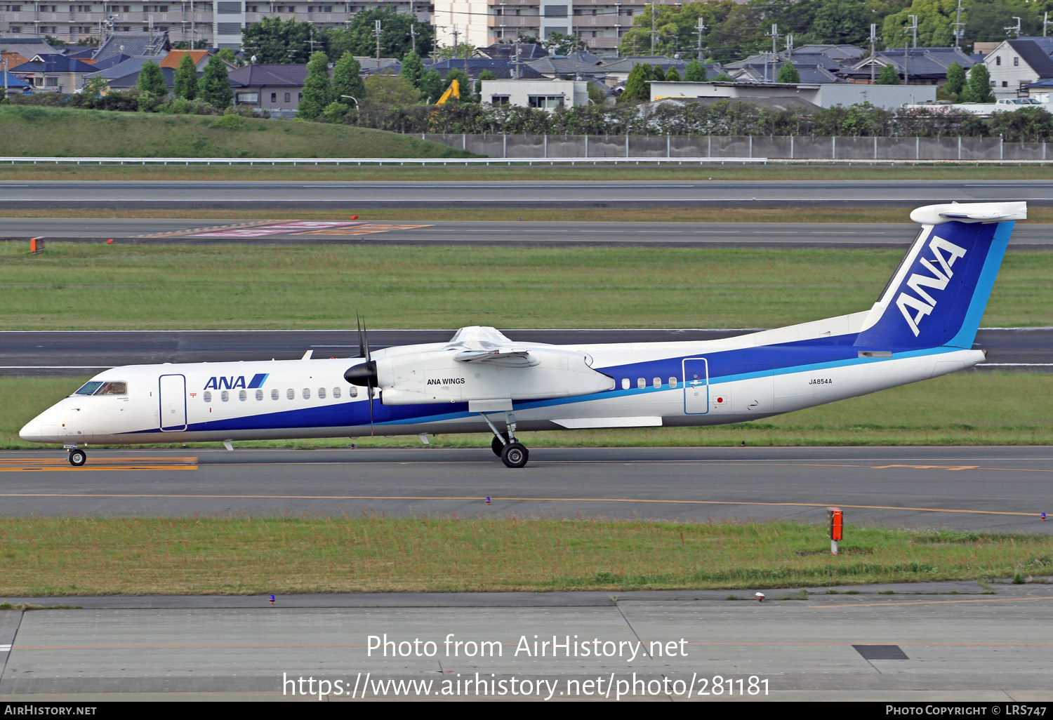 Aircraft Photo of JA854A | Bombardier DHC-8-402 Dash 8 | All Nippon Airways - ANA Wings | AirHistory.net #281181