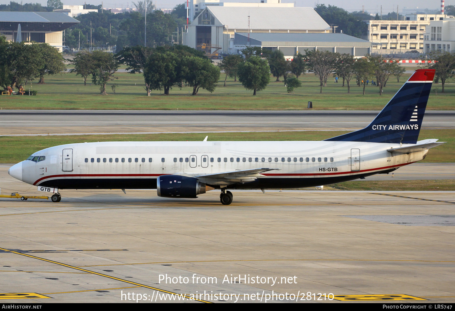 Aircraft Photo of HS-GTB | Boeing 737-401 | City Airways | AirHistory.net #281210