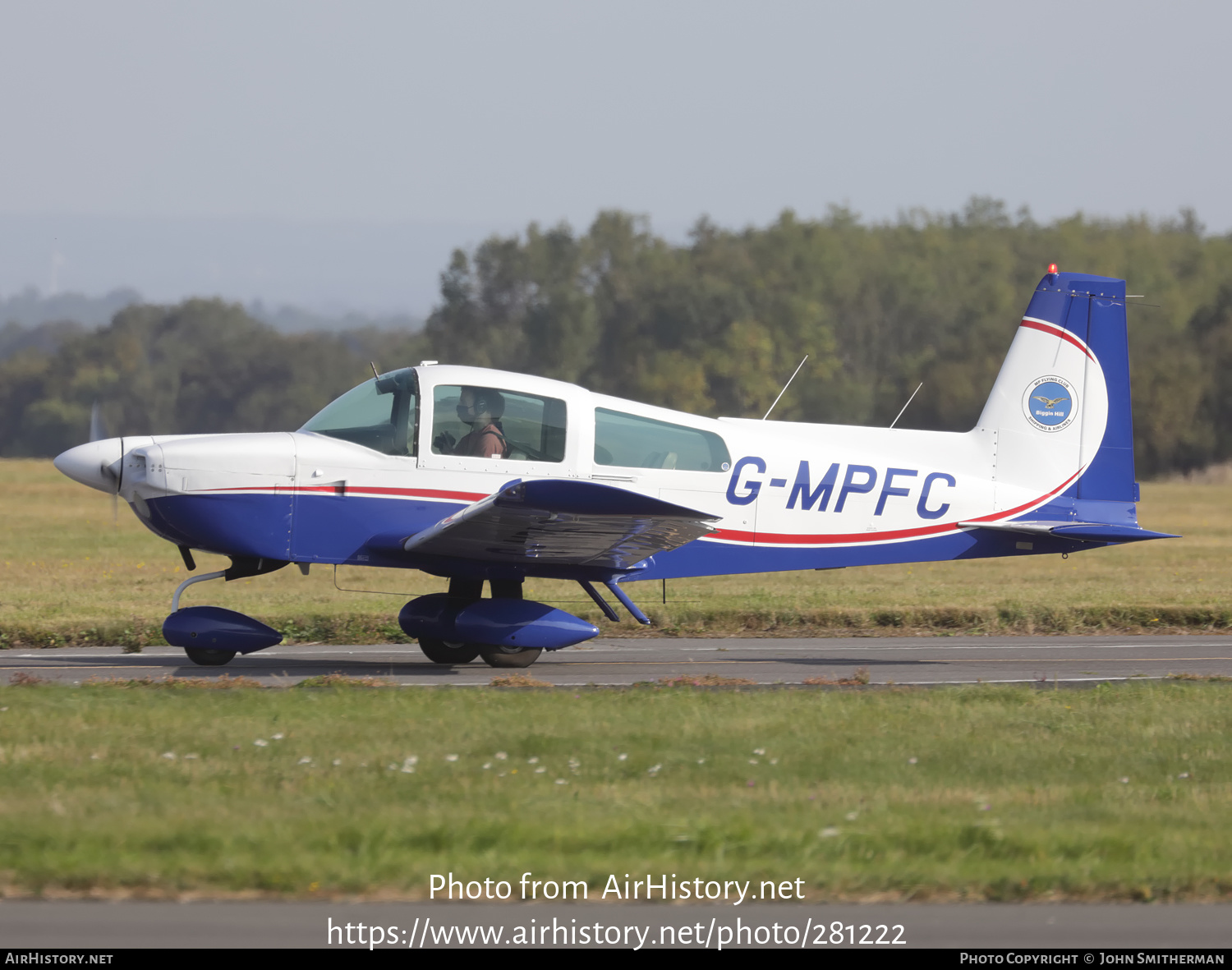 Aircraft Photo of G-MPFC | American AA-5B Tiger | AirHistory.net #281222