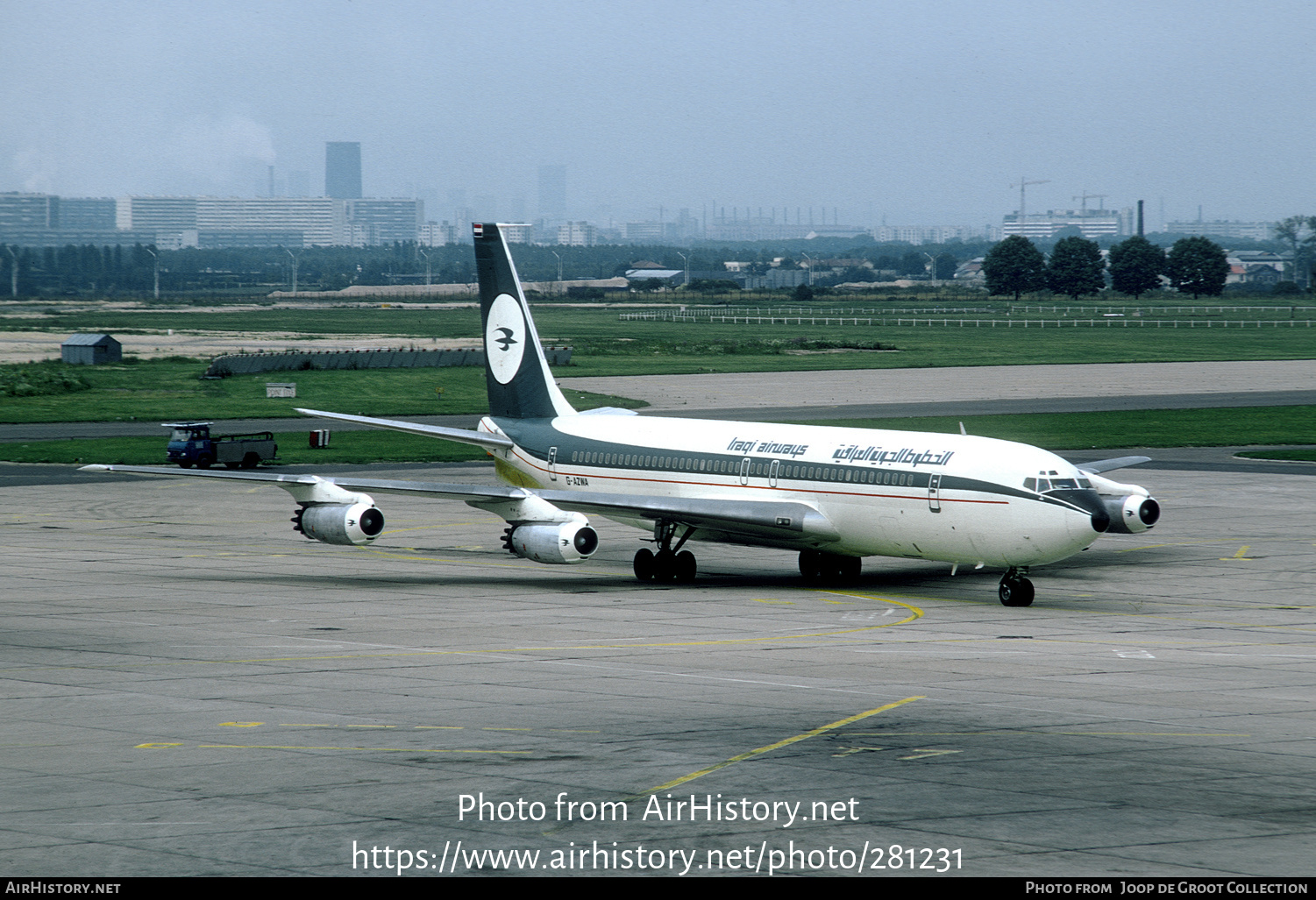 Aircraft Photo of G-AZWA | Boeing 707-321(F) | Iraqi Airways | AirHistory.net #281231