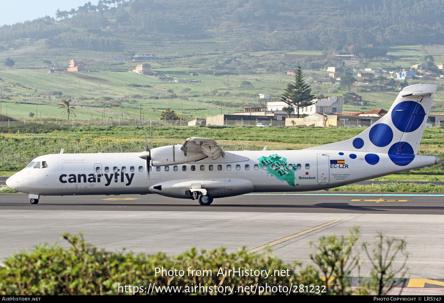 Aircraft Photo of EC-LZR | ATR ATR-72-202 | Canaryfly | AirHistory.net #281232