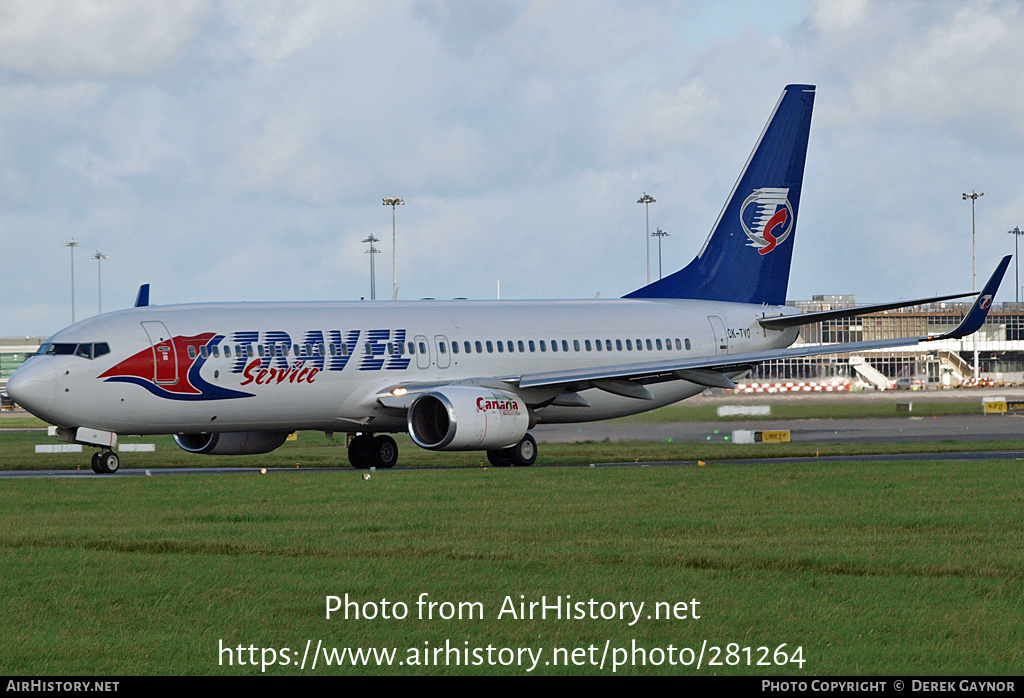 Aircraft Photo of OK-TVO | Boeing 737-8CX | Travel Service | AirHistory.net #281264