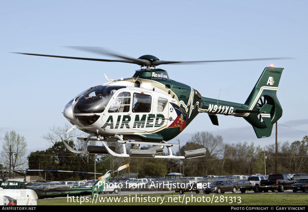 Aircraft Photo of N911XG | Eurocopter EC-135T-1 | Acadian Ambulance Service | AirHistory.net #281313