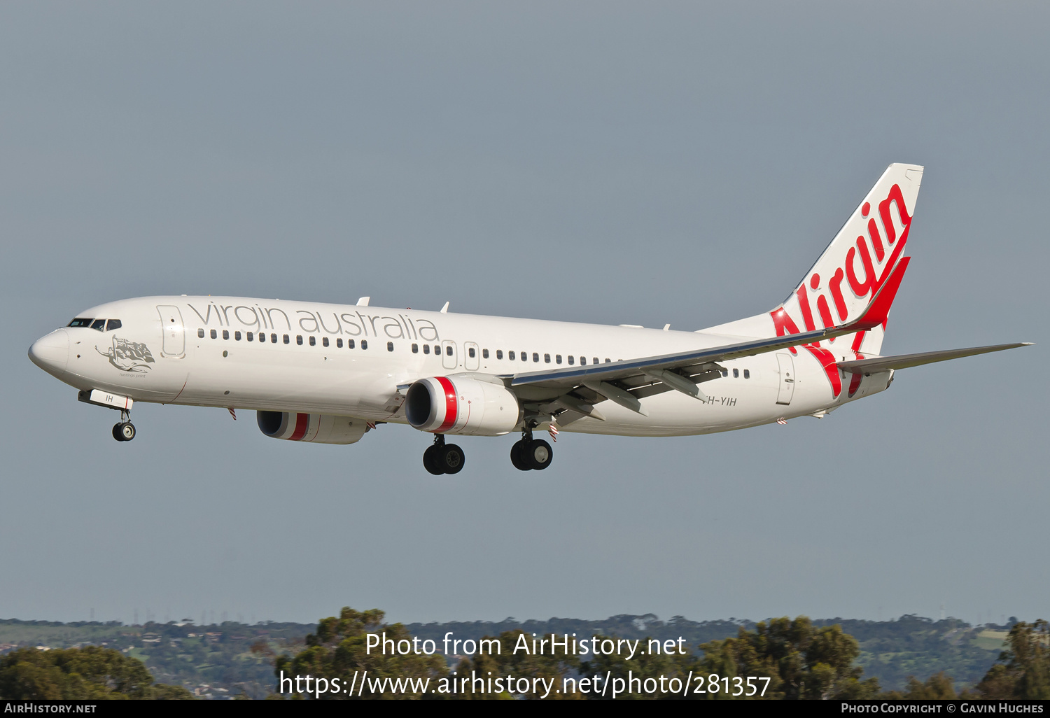 Aircraft Photo of VH-YIH | Boeing 737-8FE | Virgin Australia Airlines | AirHistory.net #281357