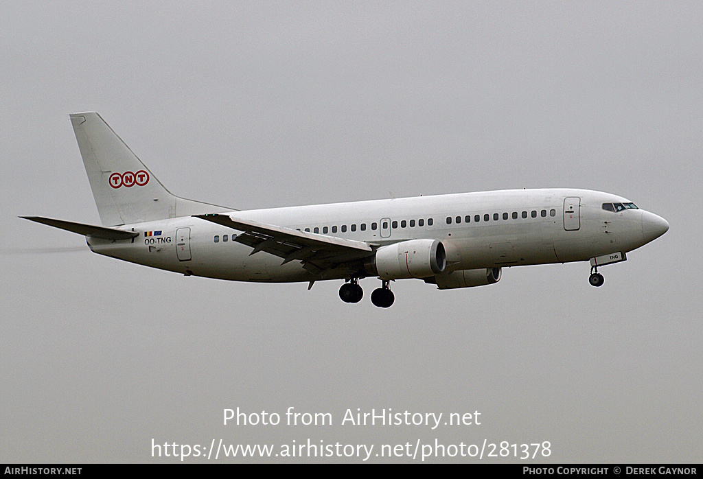 Aircraft Photo of OO-TNG | Boeing 737-3Y0(QC) | TNT Airways | AirHistory.net #281378