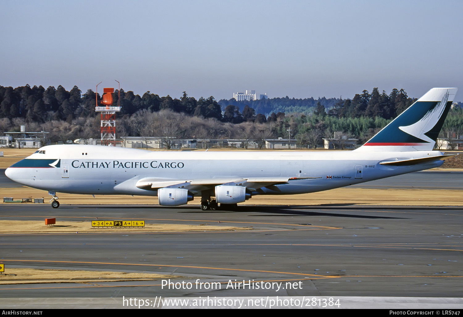 Aircraft Photo of B-HVZ | Boeing 747-267F/SCD | Cathay Pacific Airways Cargo | AirHistory.net #281384