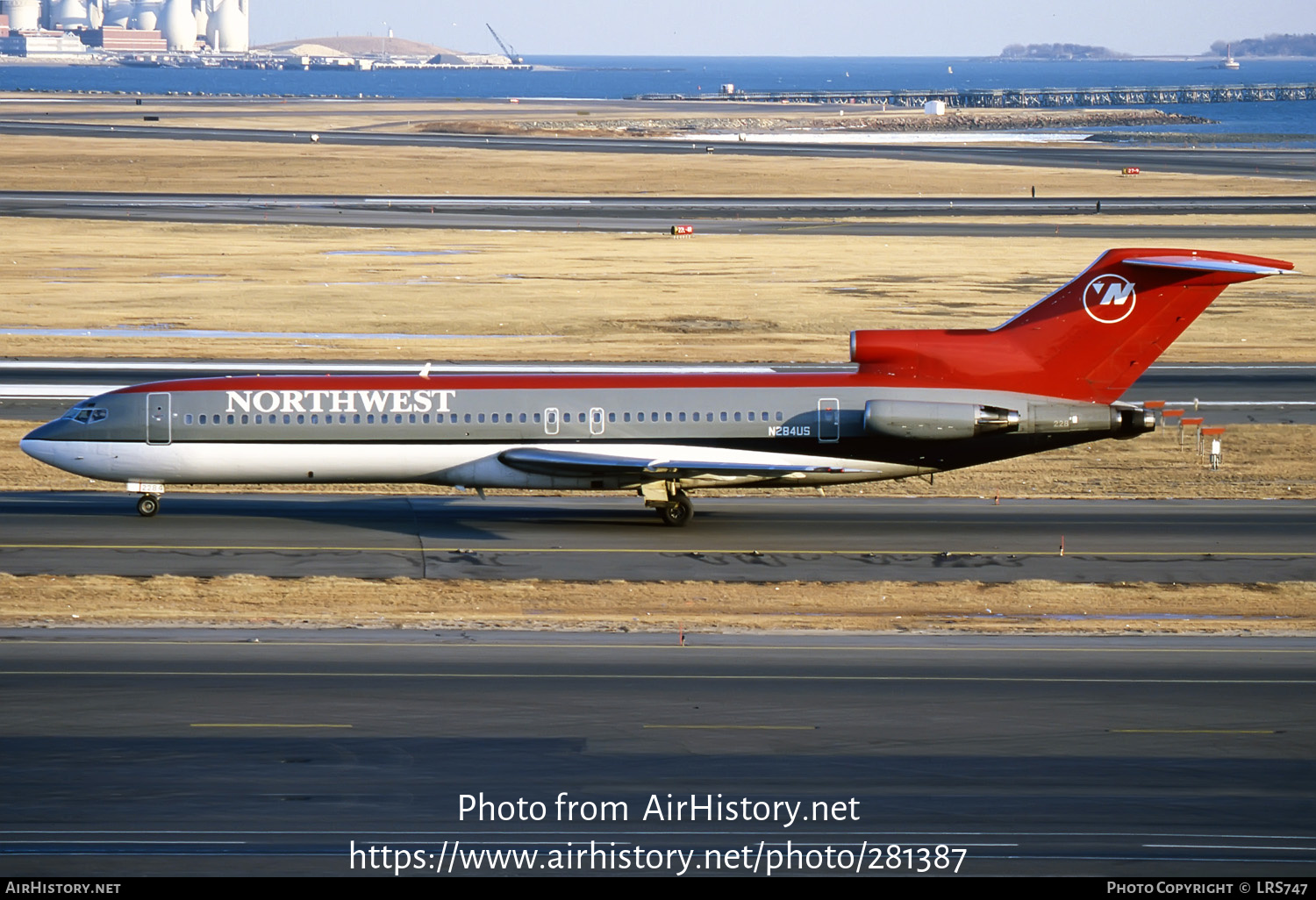 Aircraft Photo of N284US | Boeing 727-251/Adv | Northwest Airlines | AirHistory.net #281387