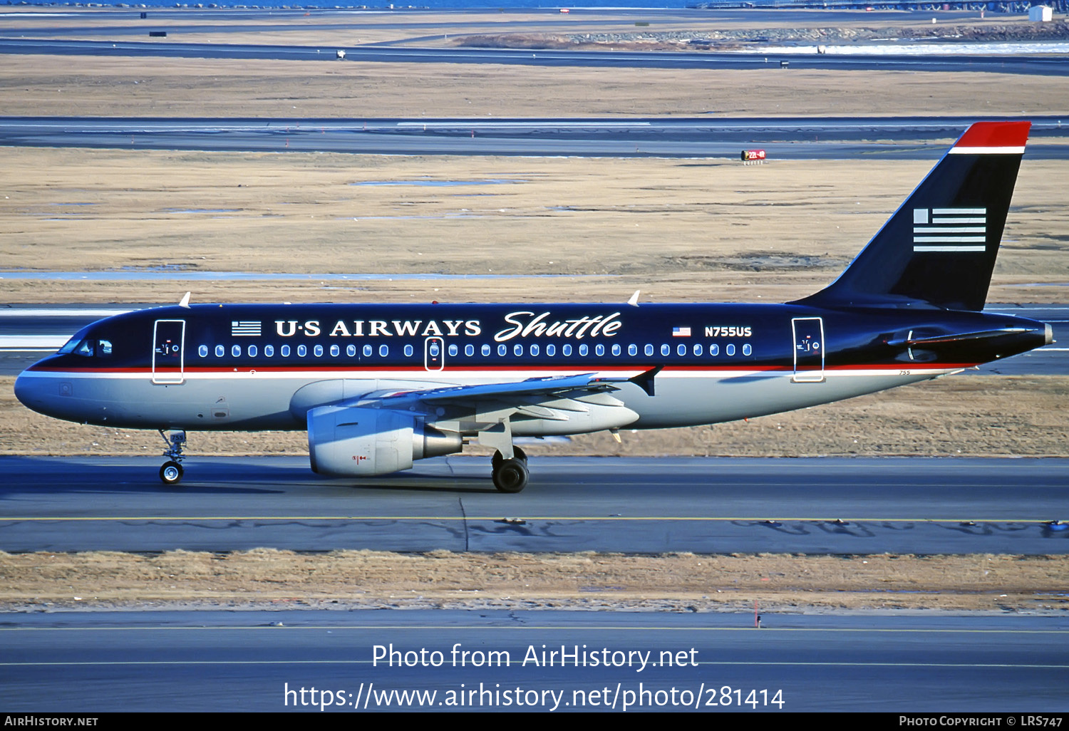 Aircraft Photo of N755US | Airbus A319-112 | US Airways Shuttle | AirHistory.net #281414