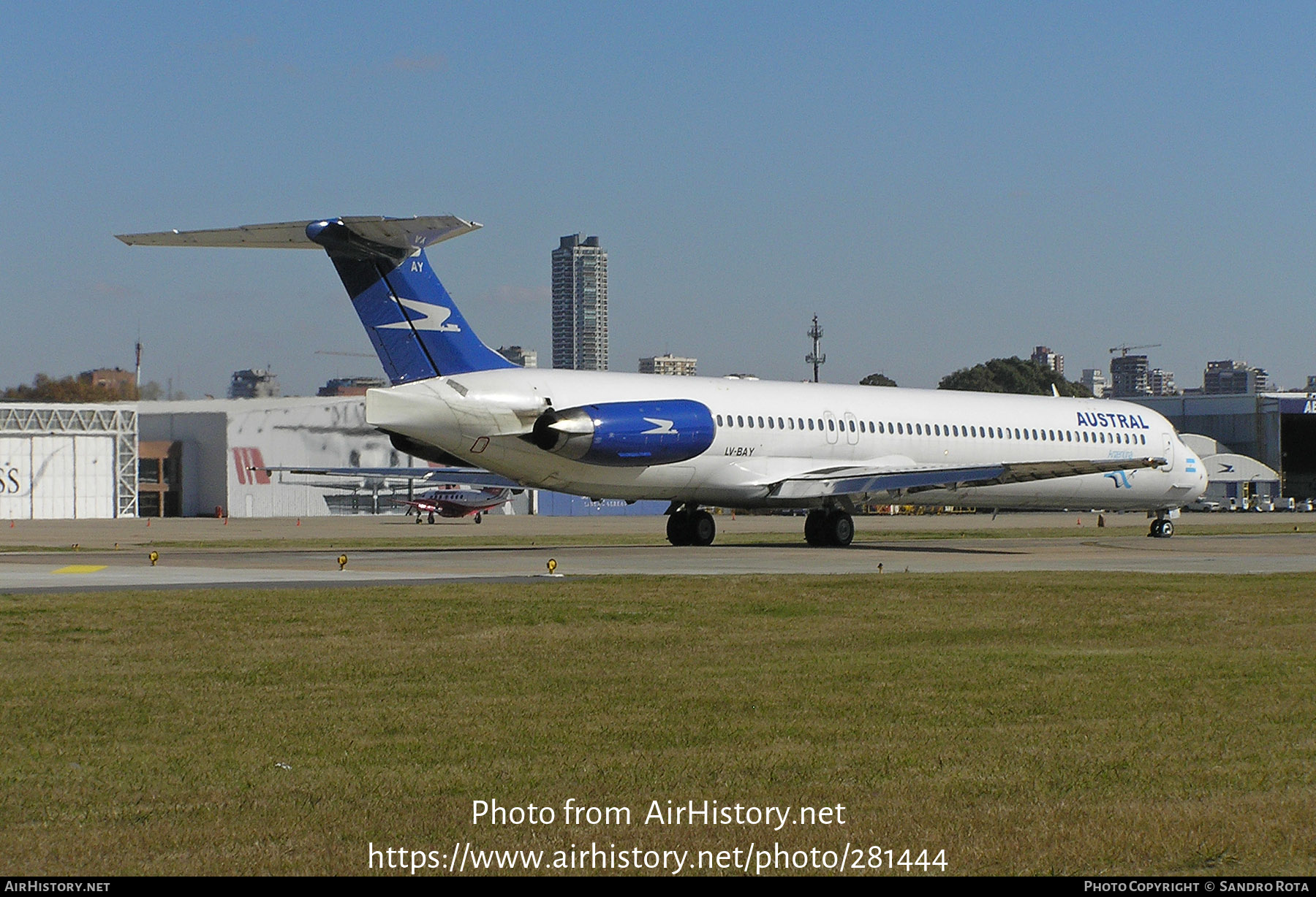 Aircraft Photo of LV-BAY | McDonnell Douglas MD-83 (DC-9-83) | Austral Líneas Aéreas | AirHistory.net #281444