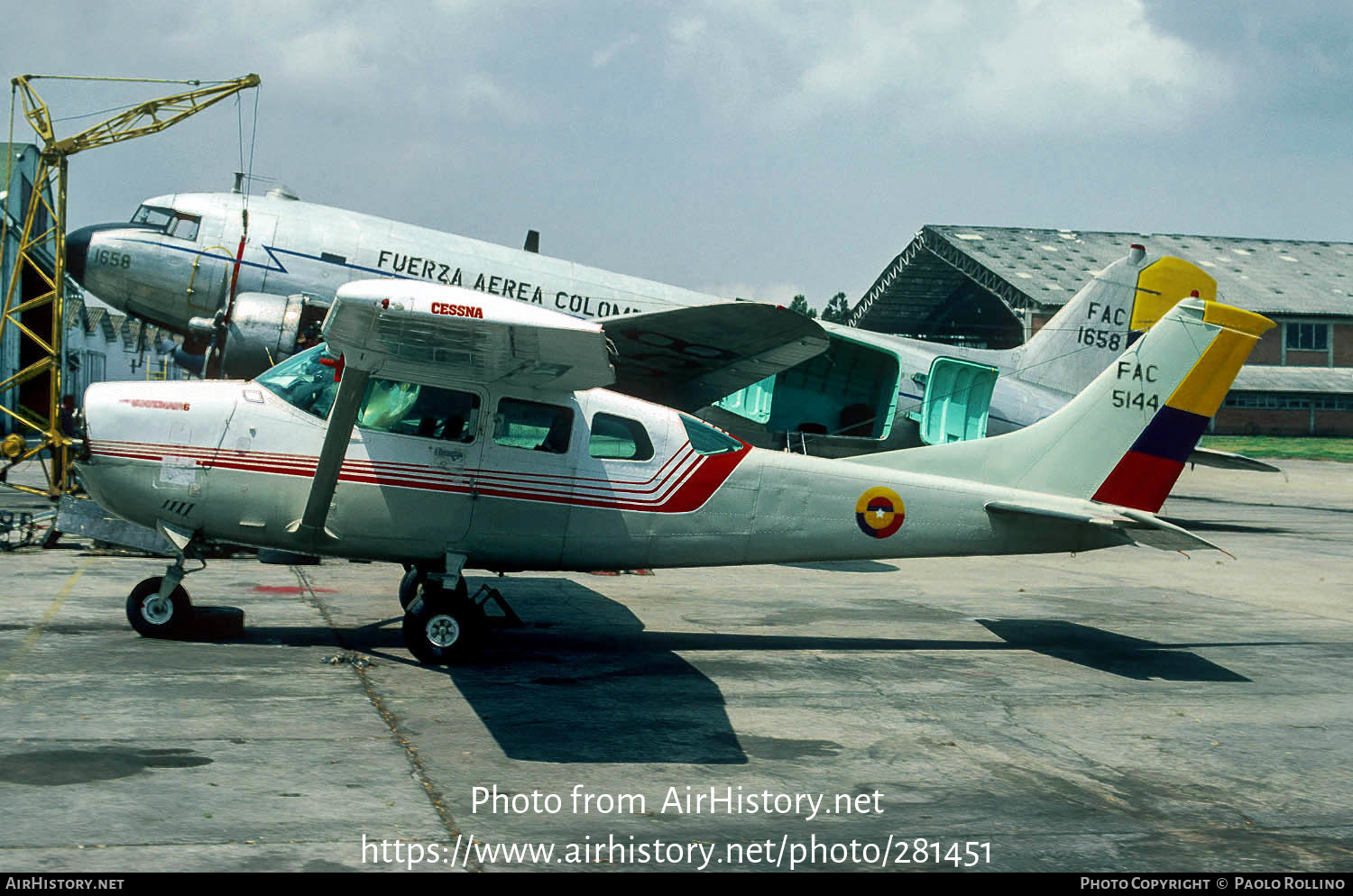 Aircraft Photo of FAC5144 | Cessna 206... | Colombia - Air Force | AirHistory.net #281451