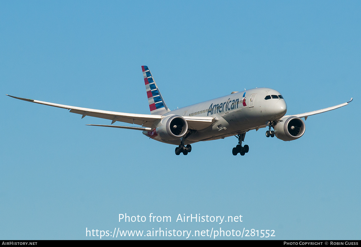 Aircraft Photo of N804AN | Boeing 787-8 Dreamliner | American Airlines | AirHistory.net #281552