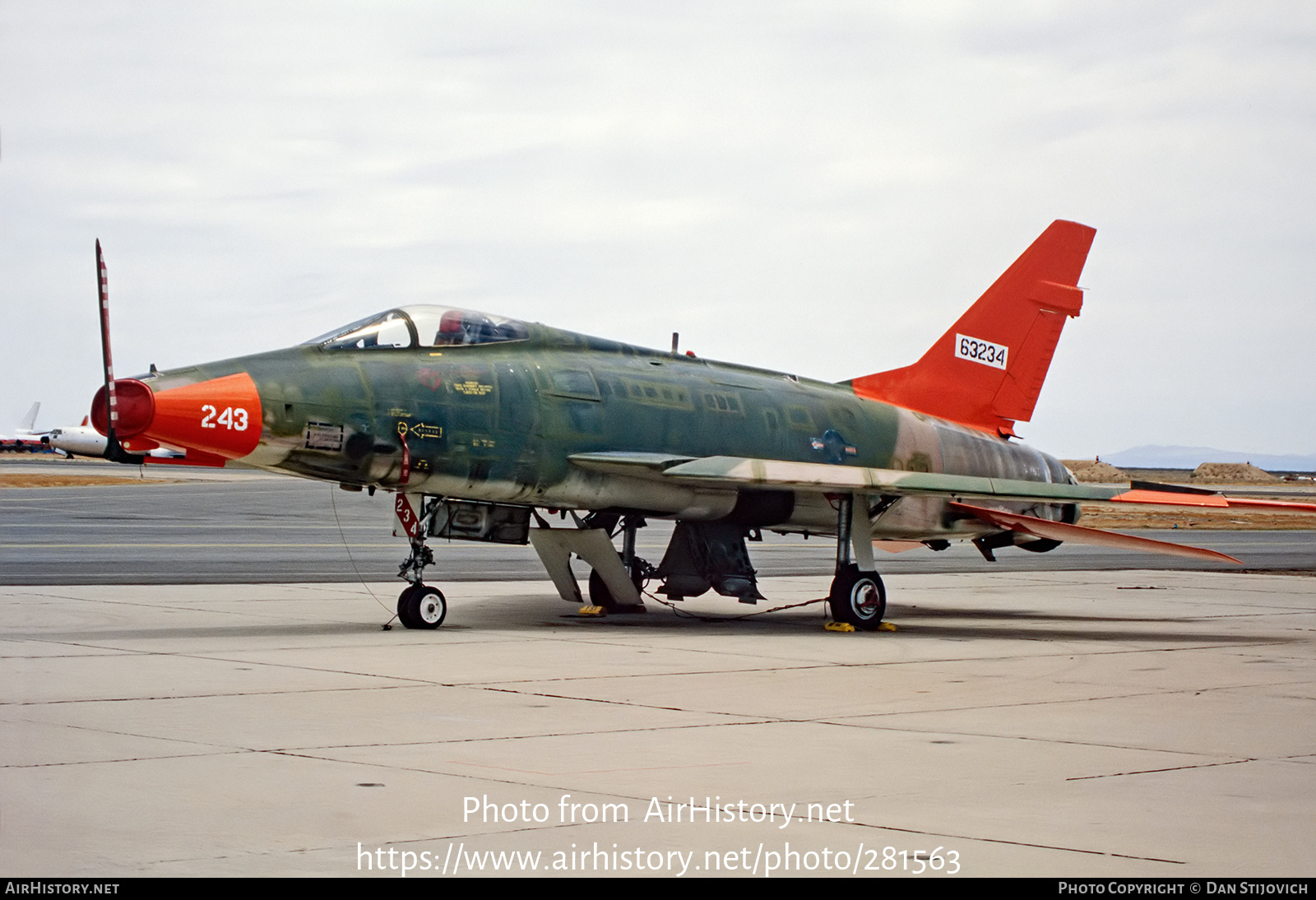 Aircraft Photo of 56-3234 / 63234 | North American QF-100D Super Sabre | USA - Air Force | AirHistory.net #281563