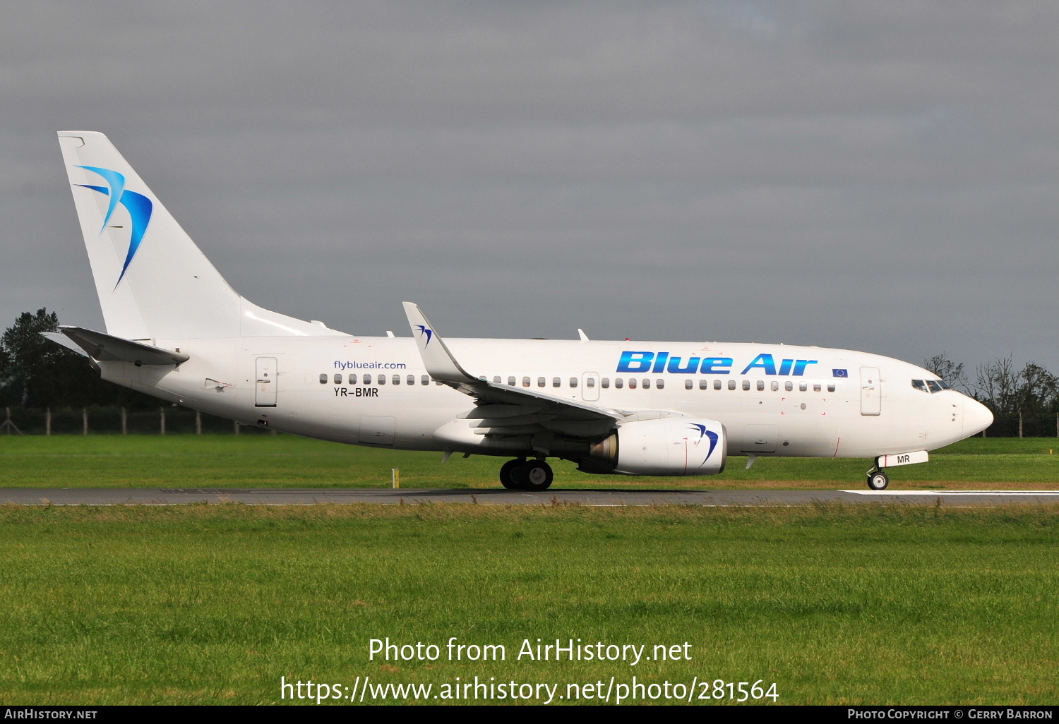 Aircraft Photo of YR-BMR | Boeing 737-7K2 | Blue Air | AirHistory.net #281564