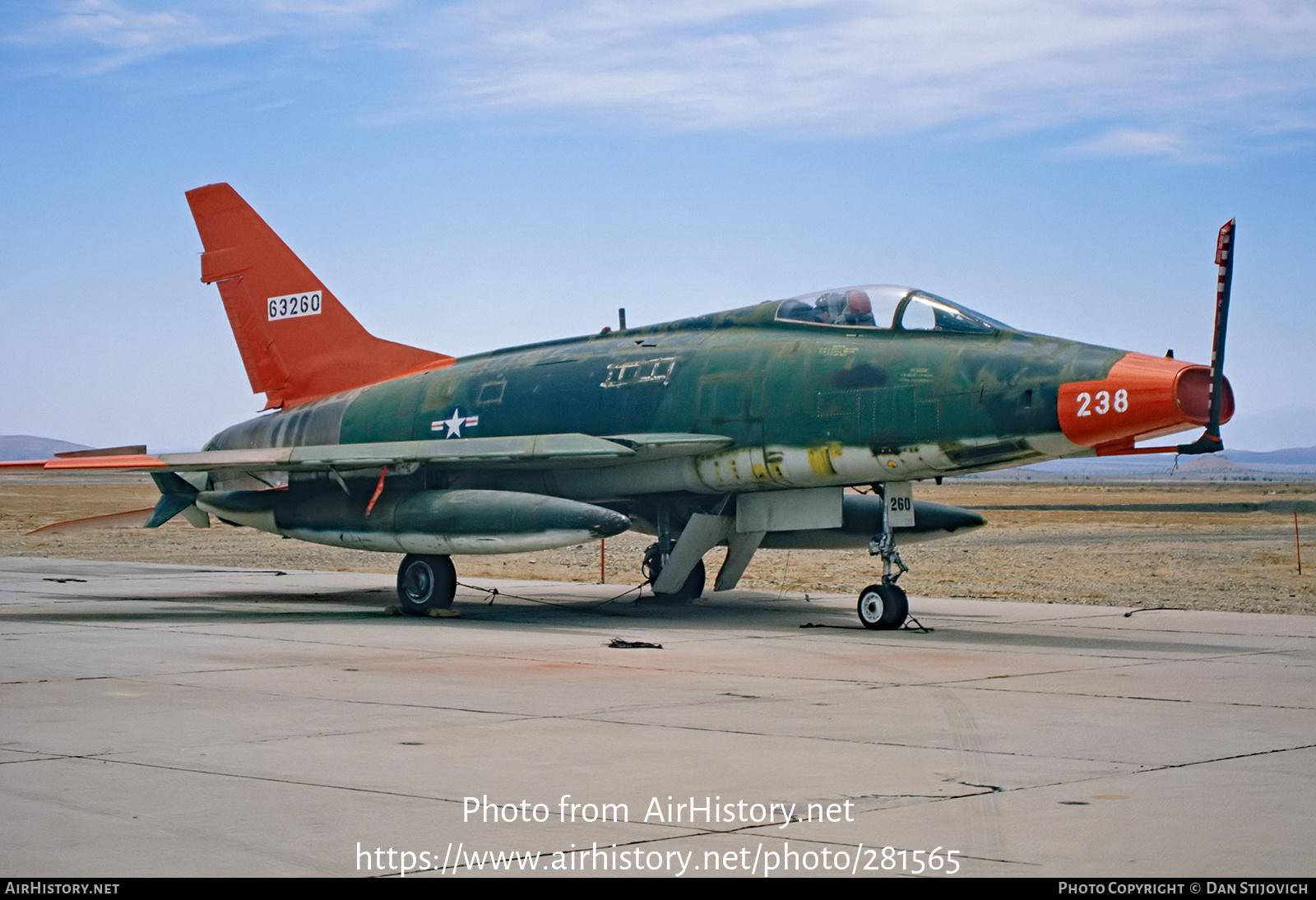 Aircraft Photo of 56-3260 / 63260 | North American QF-100D Super Sabre | USA - Air Force | AirHistory.net #281565