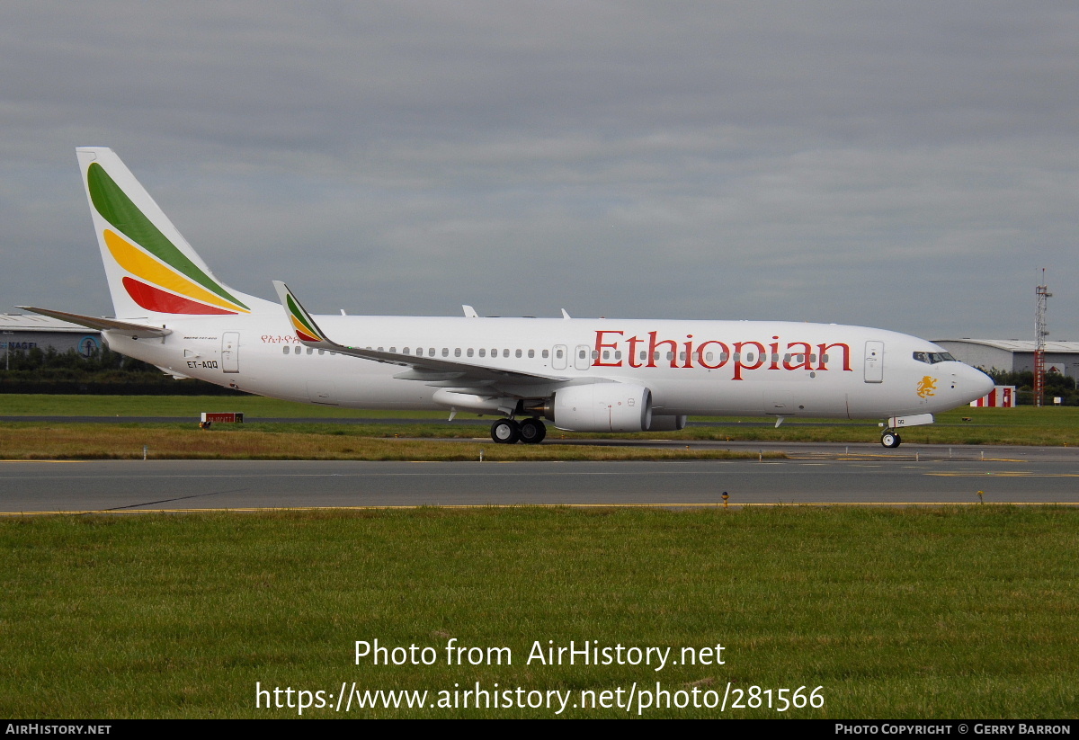 Aircraft Photo of ET-AQQ | Boeing 737-860 | Ethiopian Airlines | AirHistory.net #281566