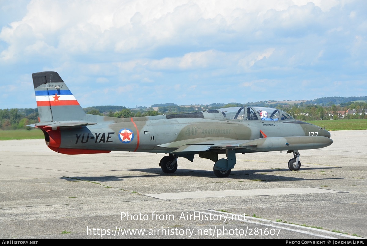 Aircraft Photo of YU-YAE / 23177 | Soko G-2A Galeb | Yugoslavia - Air ...