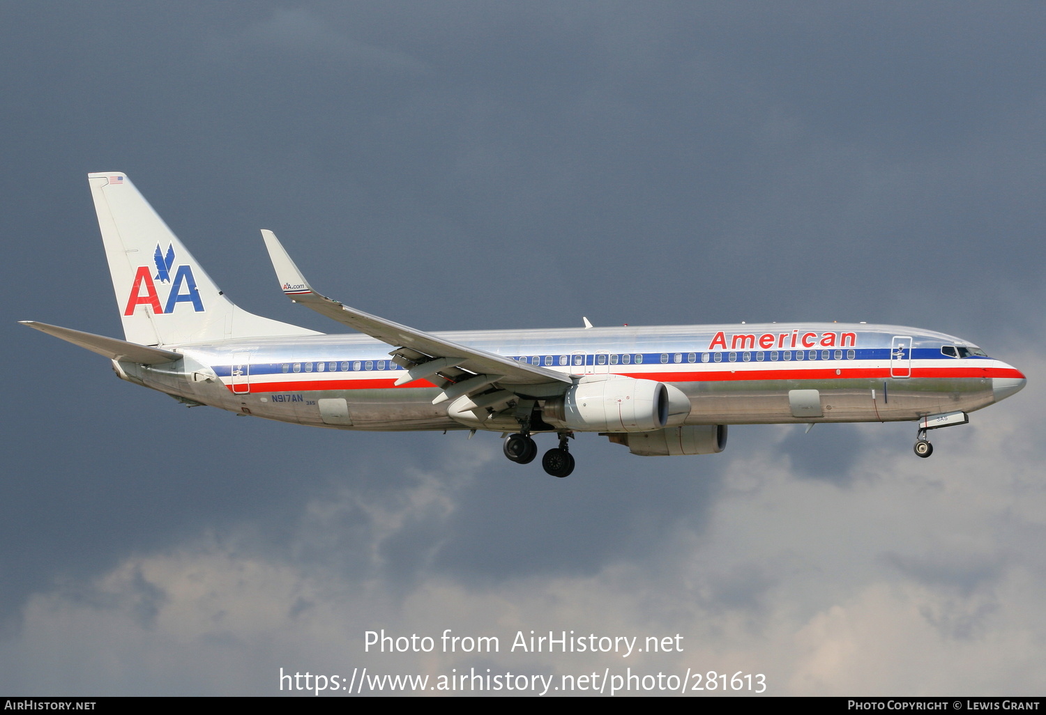 Aircraft Photo of N917AN | Boeing 737-823 | American Airlines | AirHistory.net #281613