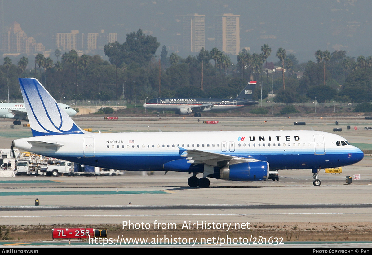 Aircraft Photo of N494UA | Airbus A320-232 | United Airlines | AirHistory.net #281632