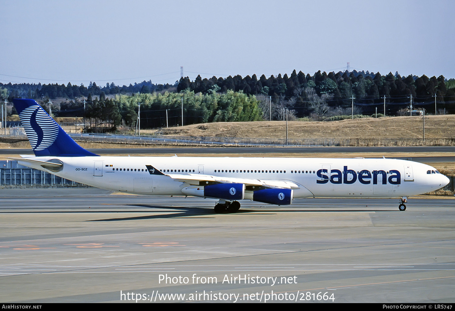 Aircraft Photo of OO-SCZ | Airbus A340-311 | Sabena | AirHistory.net #281664