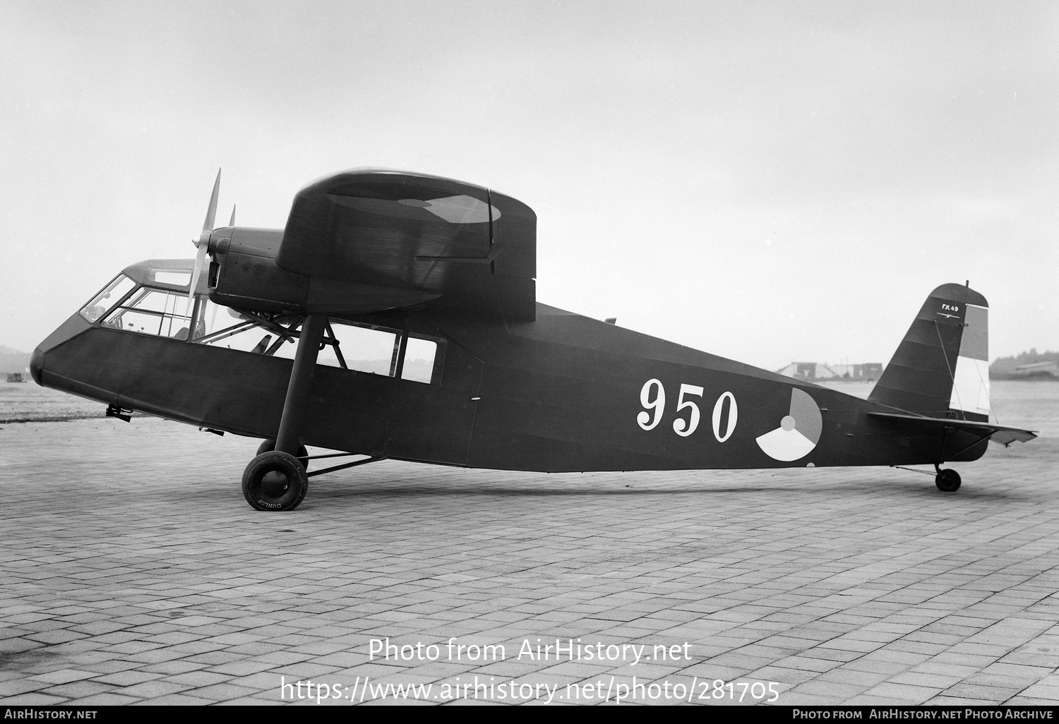 Aircraft Photo of 950 | Koolhoven F.K.49 | Netherlands - Air Force | AirHistory.net #281705