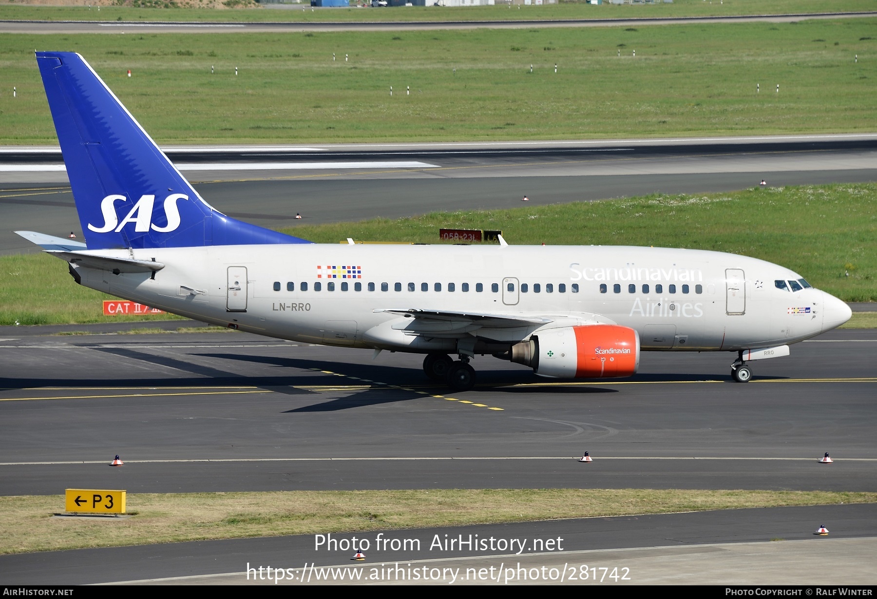 Aircraft Photo of LN-RRO | Boeing 737-683 | Scandinavian Airlines - SAS | AirHistory.net #281742