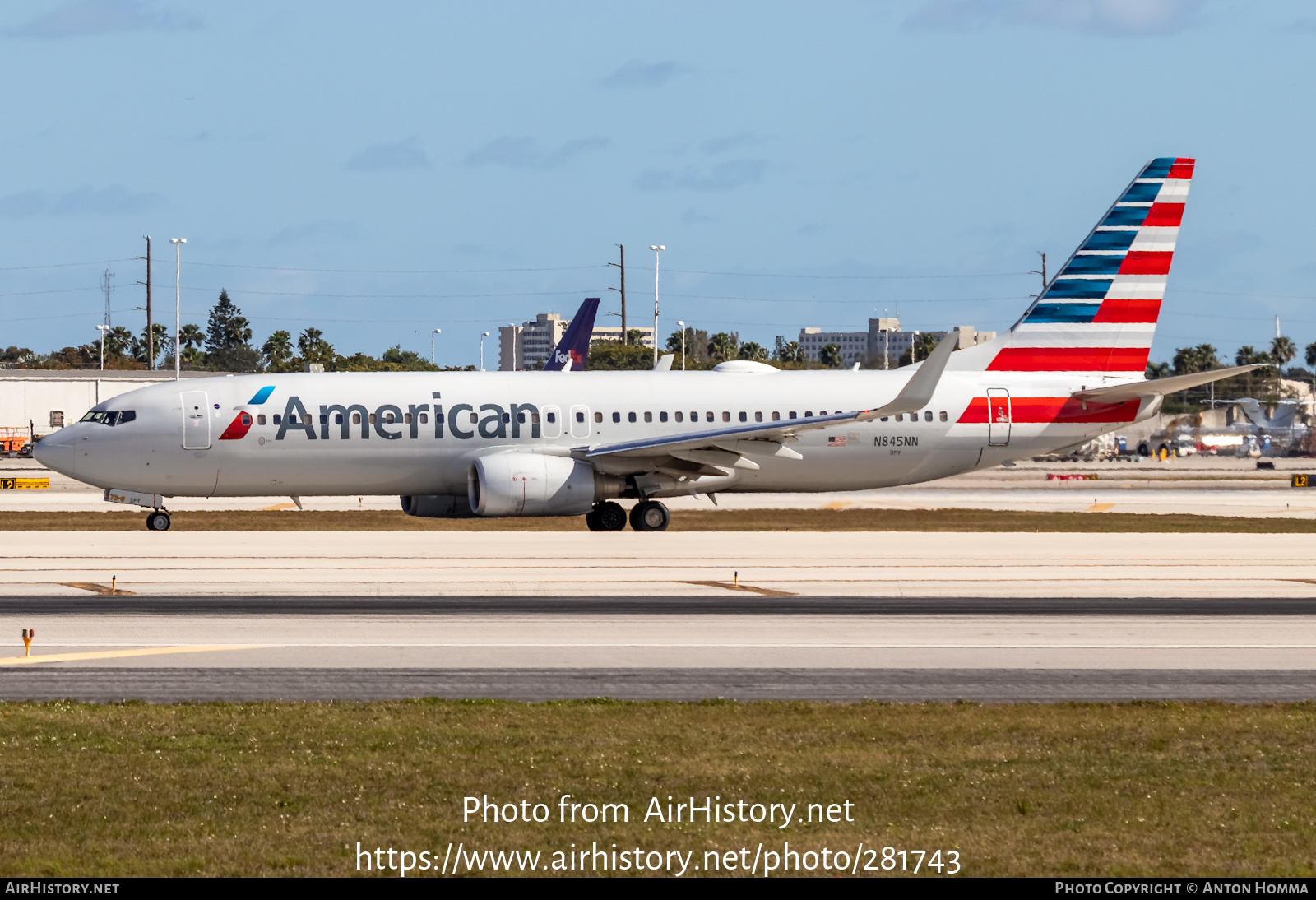 Aircraft Photo of N845NN | Boeing 737-823 | American Airlines | AirHistory.net #281743
