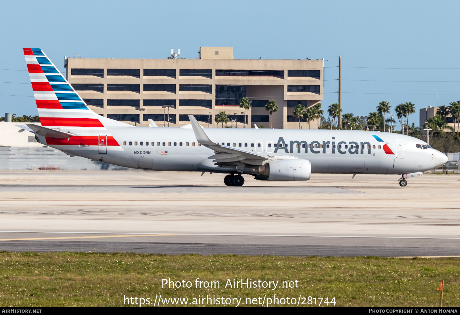 Aircraft Photo of N800NN | Boeing 737-823 | American Airlines | AirHistory.net #281744