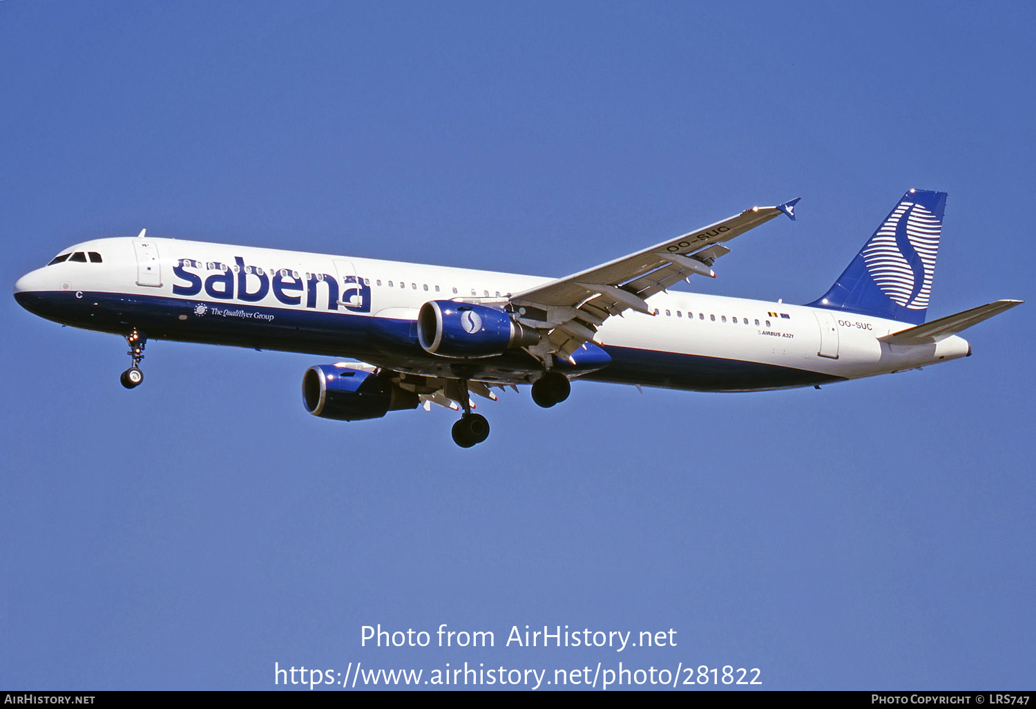 Aircraft Photo of OO-SUC | Airbus A321-211 | Sabena | AirHistory.net #281822