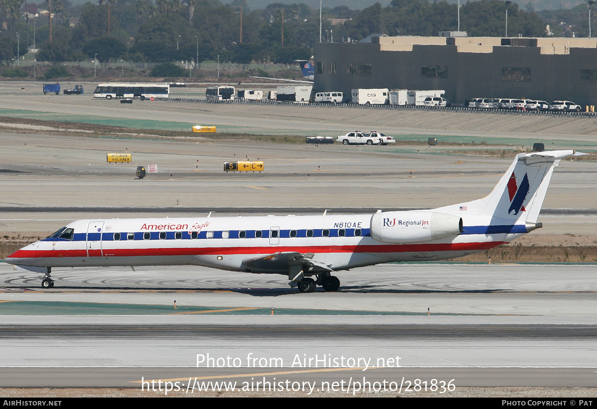 Aircraft Photo of N810AE | Embraer ERJ-135LR (EMB-135LR) | American Eagle | AirHistory.net #281836