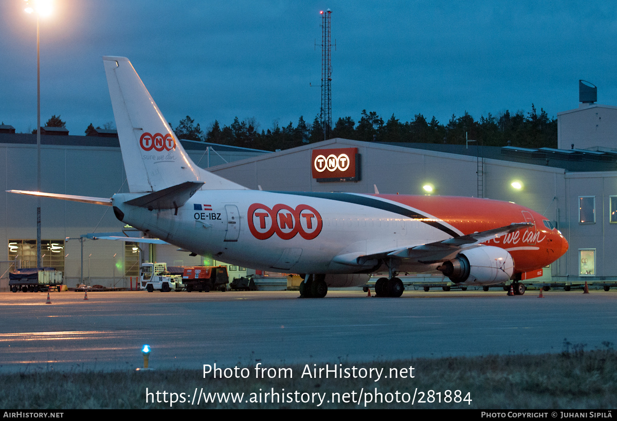 Aircraft Photo of OE-IBZ | Boeing 737-34S(SF) | TNT Airways | AirHistory.net #281884