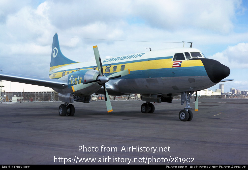 Aircraft Photo of N3411 | Convair 640 | Caribair | AirHistory.net #281902