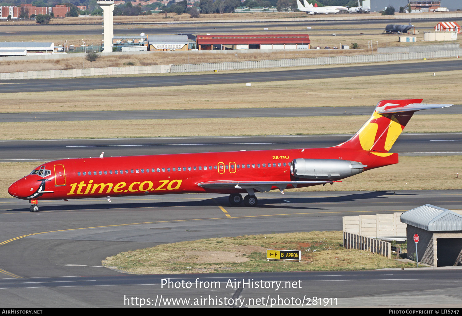 Aircraft Photo of ZS-TRJ | McDonnell Douglas MD-87 (DC-9-87) | 1Time | AirHistory.net #281911