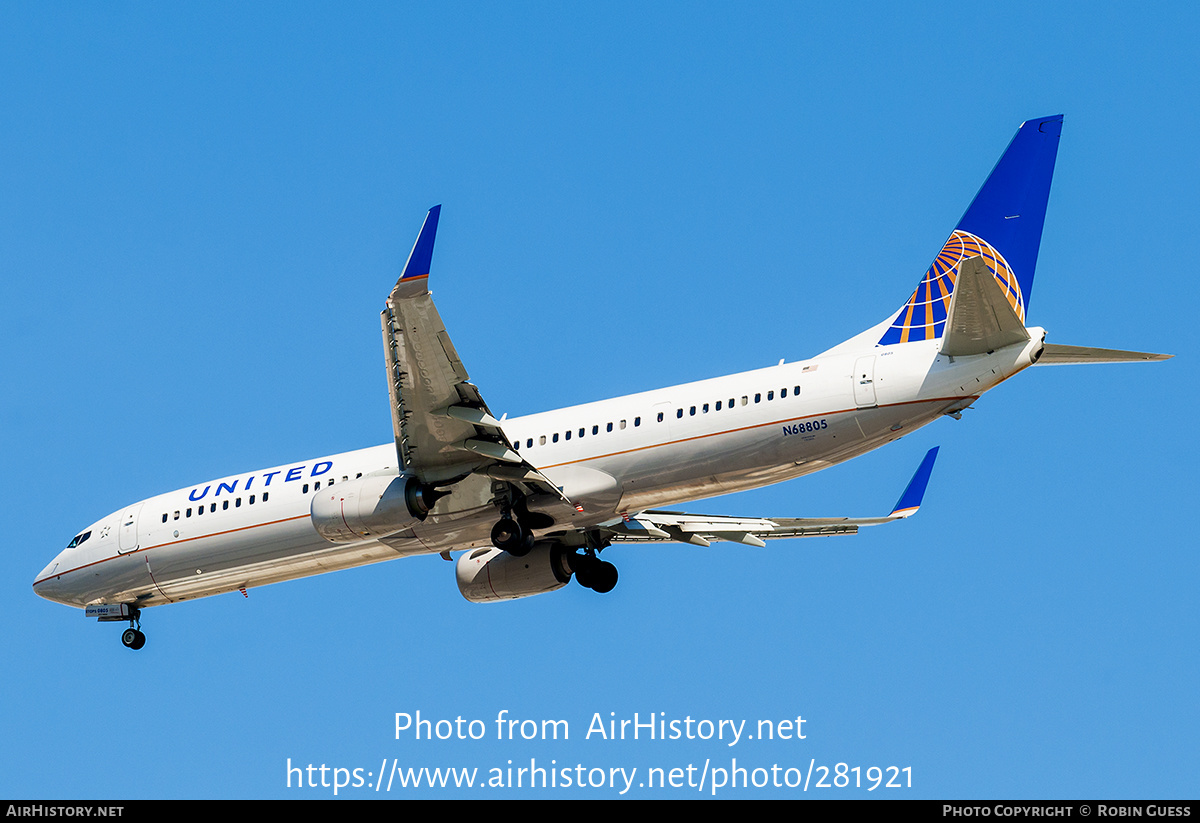 Aircraft Photo of N68805 | Boeing 737-924/ER | United Airlines | AirHistory.net #281921