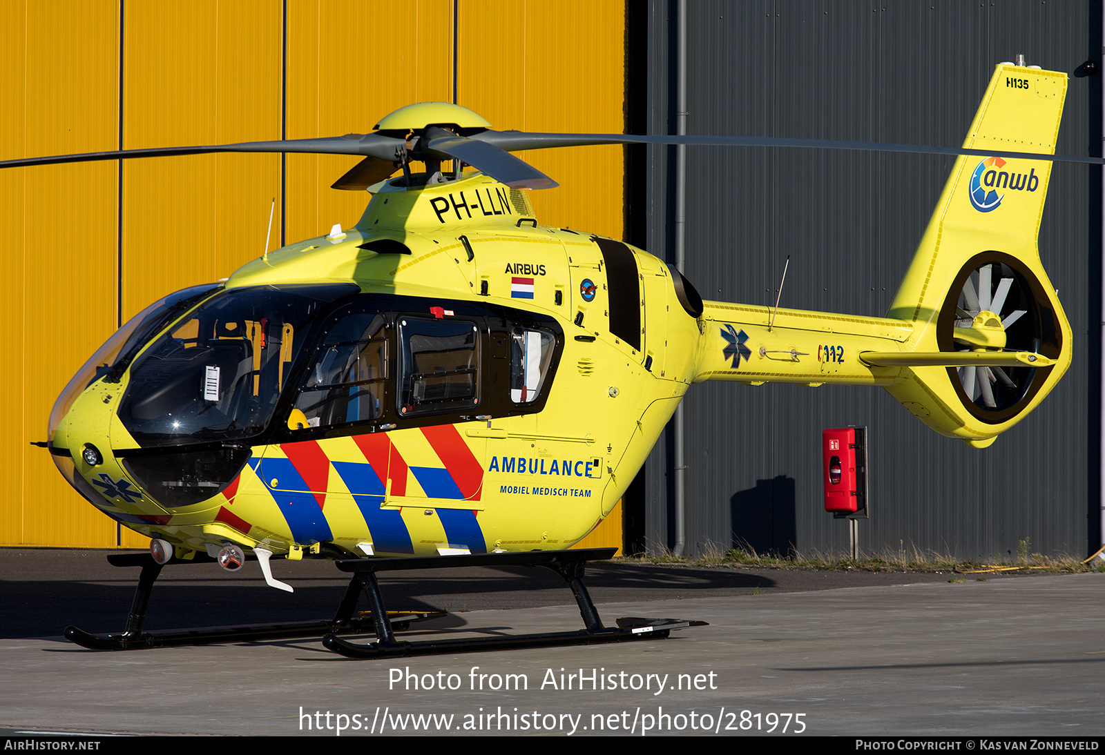 Aircraft Photo of PH-LLN | Airbus Helicopters H-135P-3 | ANWB Medical Air Assistance | AirHistory.net #281975