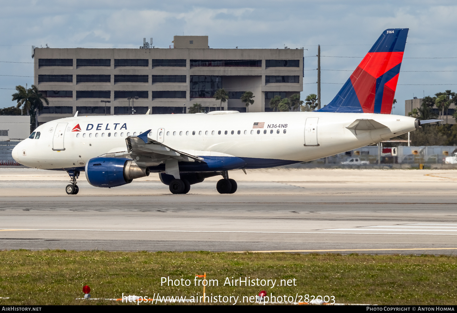 Aircraft Photo of N364NB | Airbus A319-114 | Delta Air Lines | AirHistory.net #282003