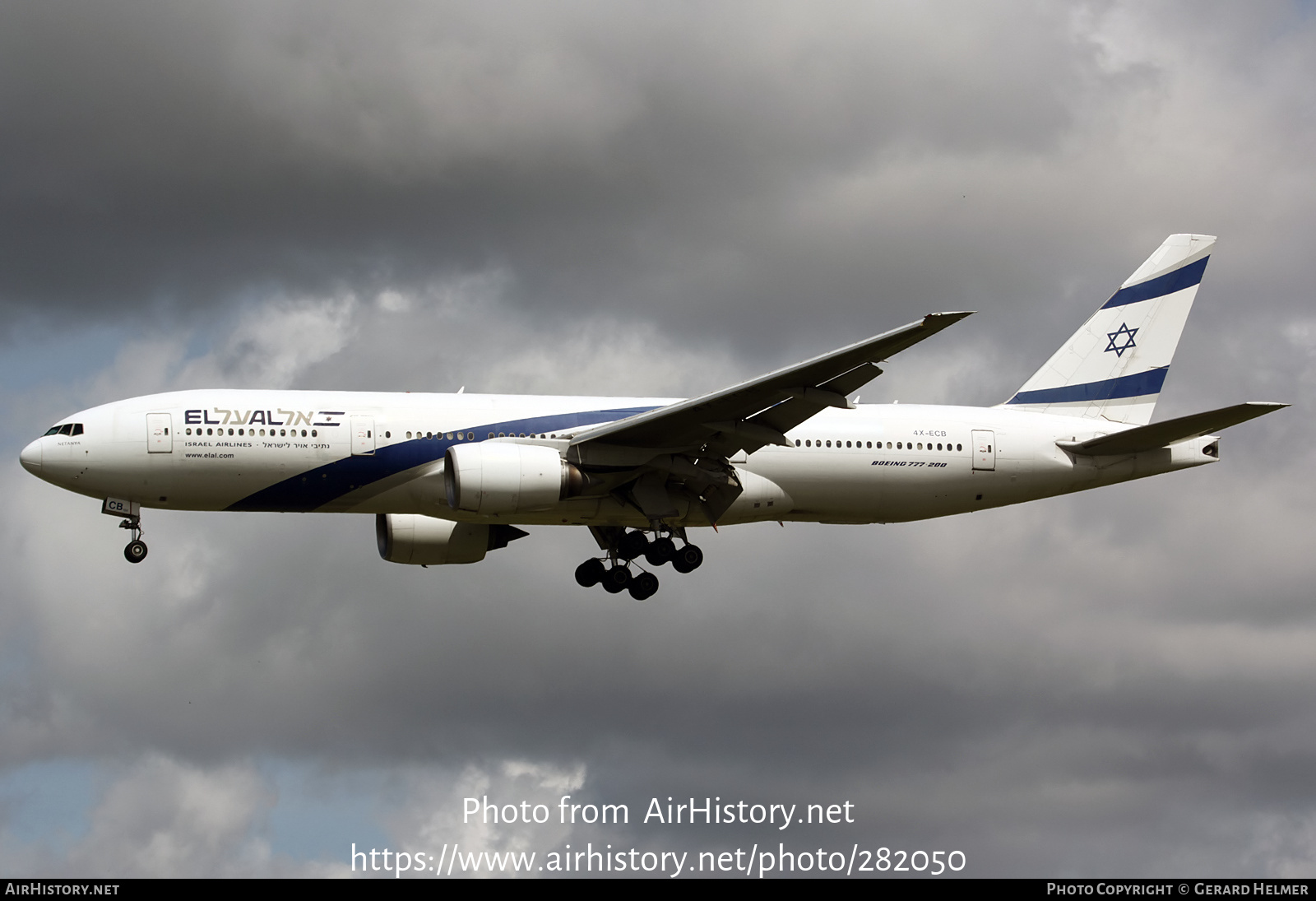 Aircraft Photo of 4X-ECB | Boeing 777-258/ER | El Al Israel Airlines | AirHistory.net #282050