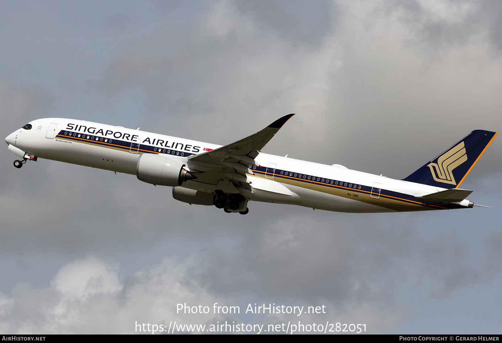 Aircraft Photo of 9V-SMC | Airbus A350-941 | Singapore Airlines | AirHistory.net #282051