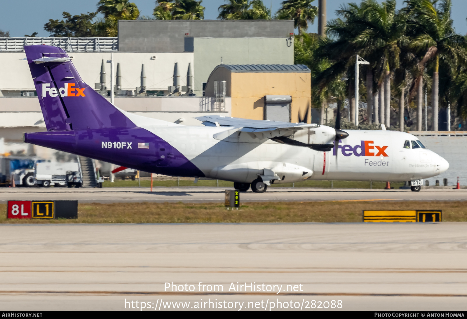 Aircraft Photo of N910FX | ATR ATR-42-300/F | FedEx Feeder | AirHistory.net #282088