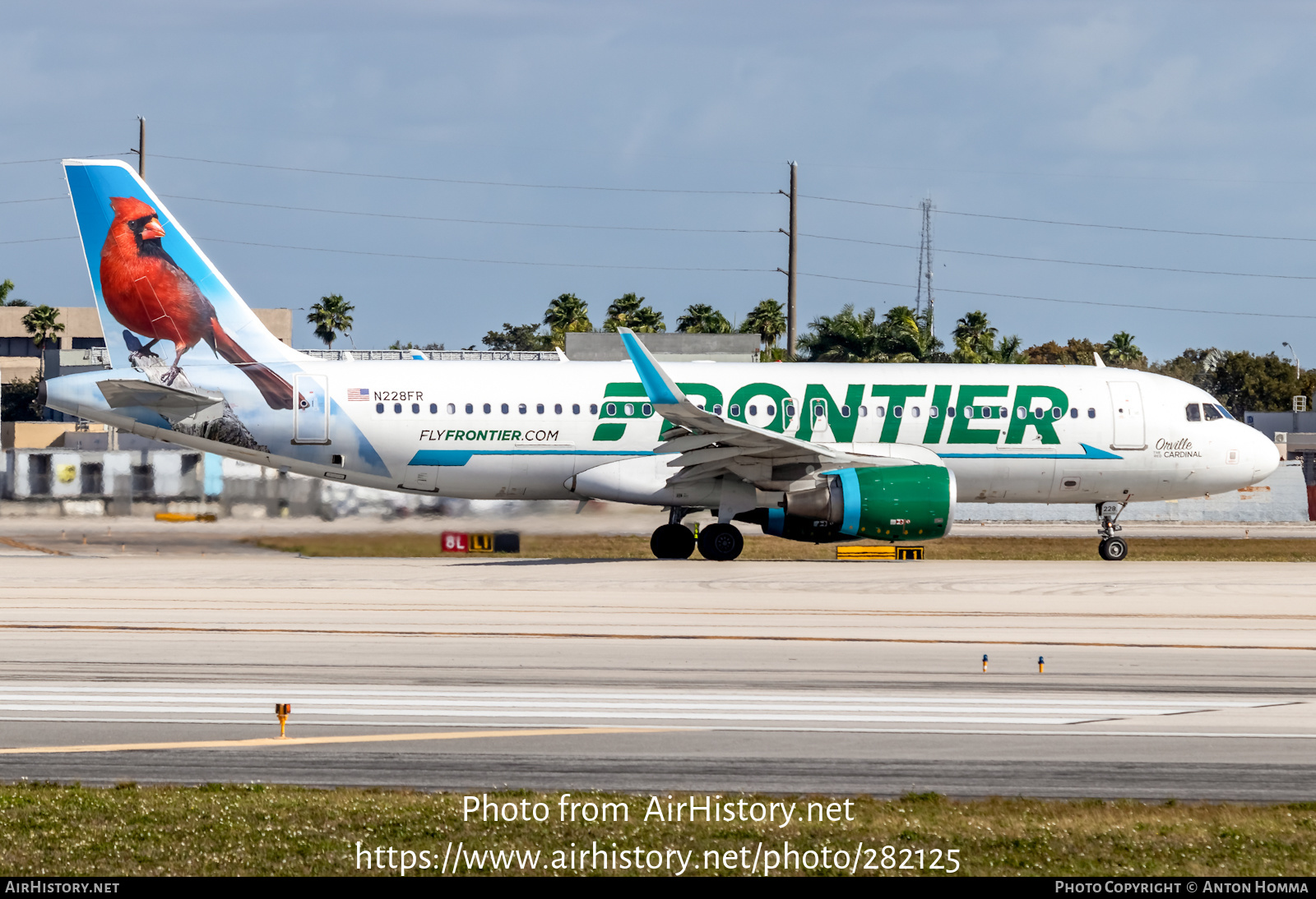 Aircraft Photo of N228FR | Airbus A320-214 | Frontier Airlines | AirHistory.net #282125