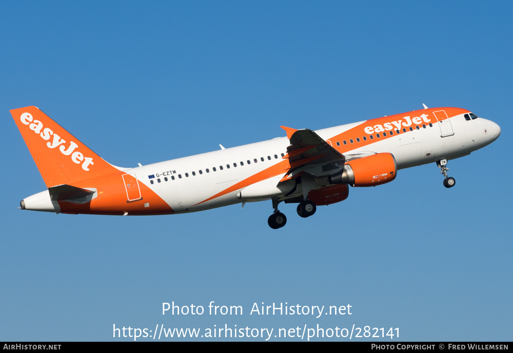 Aircraft Photo of G-EZTM | Airbus A320-214 | EasyJet | AirHistory.net ...