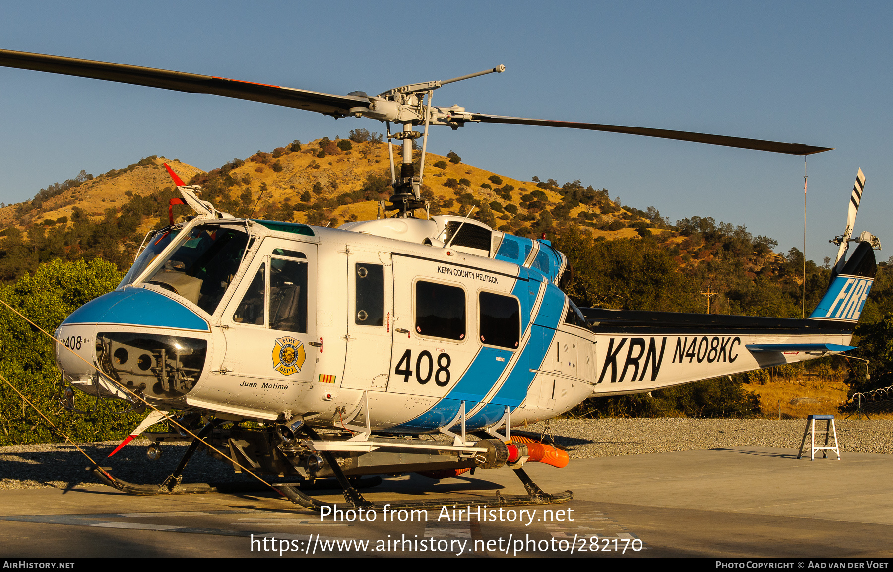 Aircraft Photo of N408KC | Bell UH-1H Iroquois | Kern County Helitack | AirHistory.net #282170